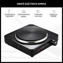Anafe Eléctrico Simple Kanji Home Una Hornalla 1000w 220v