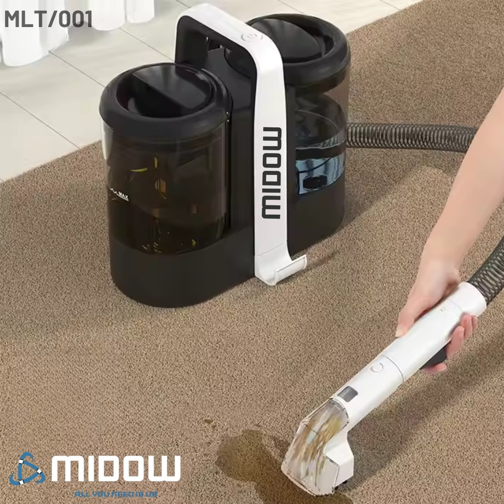 Aspiradora Lava Tapizados Midow 600w Alfombras Manchas Sofa
