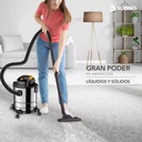 Aspiradora De Tacho Suono Hogar Polvo Sopladora - 15l Plateado