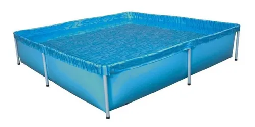 Pileta Estructural Cuadrada Mor Con Capacidad De 1500 Litros