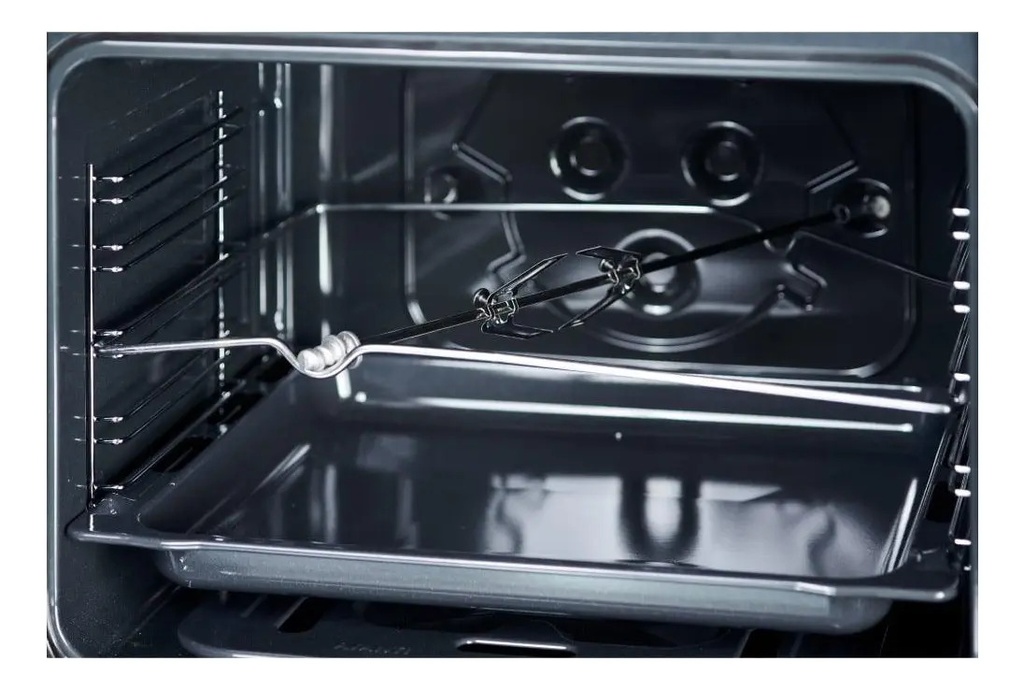 Horno Whirlpool Empotrable Multigas 60 Cm Color Negro Inoxidable
