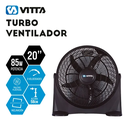 Ventilador Turbo 20 - 85w Vitta Potente 5 Aspas Reclinable
