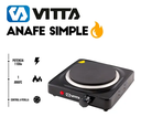 Anafe Eléctrico Simple Vitta 1000 Watts Analógico C/Temp