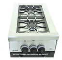 Cocina Industrial 2 Hornallas Usman Compact 360 Rejilla