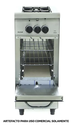 Cocina Industrial 2 Hornallas Usman Compact 360 Rejilla
