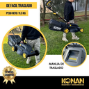 Cortadora Césped Konan 1600w 1hp Con Bolsa Recolectora 38 Cm