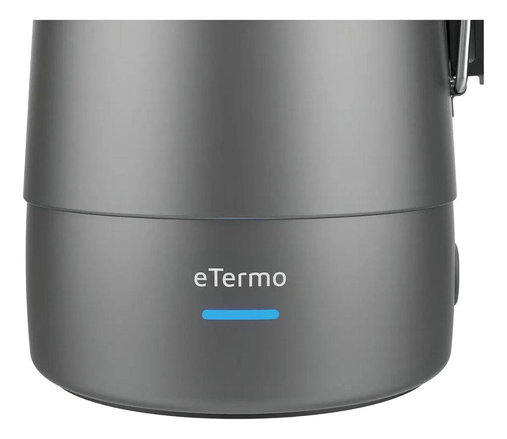 Termo Electrico Peabody Et1001d E-termo 1 Litro Mate Bombilla P1 Gris Oscuro