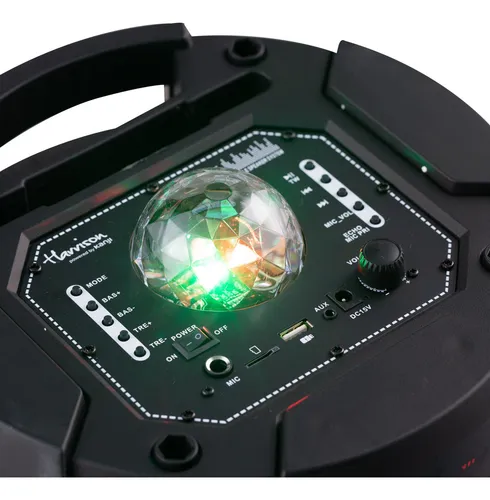 Parlante Portátil Kanji Paradis Max 900W Micrófono Radio FM