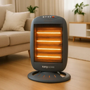 Estufa Halogena Cuarzo Kanji 1600w 4 Velas Giratoria Kj-405g