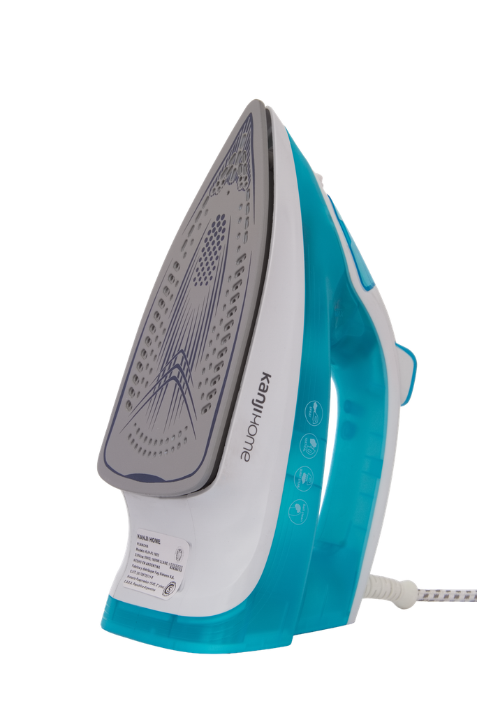 Plancha A Vapor Kanji Kjh-pl1602 1600w Lh Color Blanco