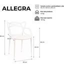 Silla De Comedor Garden Life Allegra - Blanco