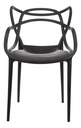Silla De Comedor Allegra Allegra, Estructura Color Negro