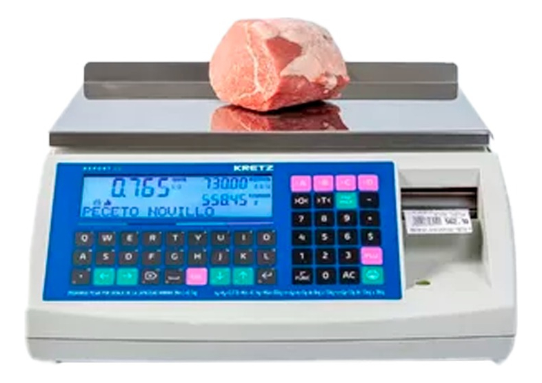 Balanza Electronica Kretz Report Lt 30kg Impresor
