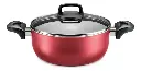 Batería Cocina Olla Cacerola Teflón Safira 7 Piezas MTA