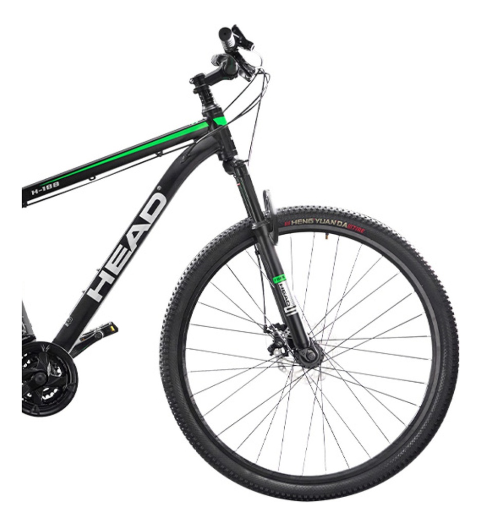 Bicicleta Mountain Bike Head R26 Talle M Shimano Negro/verde