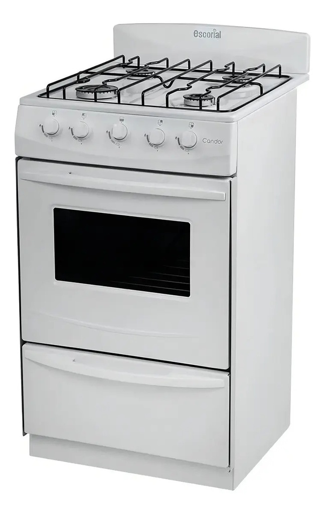 Cocina Escorial Candor S2 Color Blanco Gas Natural Blanco
