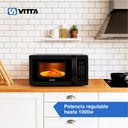 Microondas Vitta Digital 23Lts 1000W 6 Modos