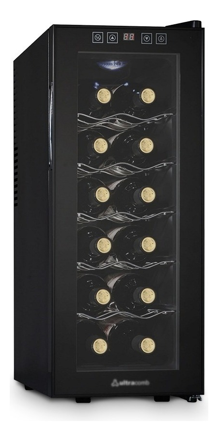 Cava Ultracomb De Vinos Termoeléctrica 12 Botellas Táctil 