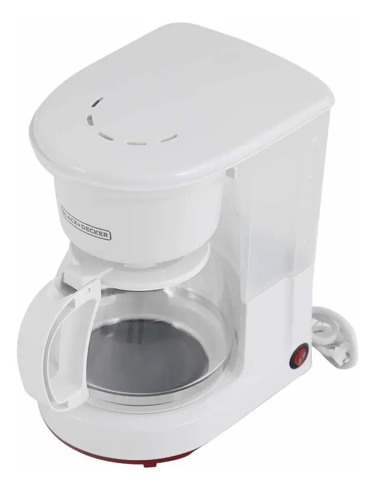 Cafetera Black+decker Cm0410-ar - Semi Automática Blanca. Blanco