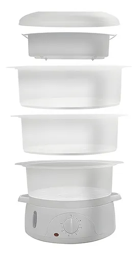 Vaporera Vitta VAP-FS003 800W 3 Bandejas Temporizador Blanco