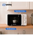Microondas Vitta Mecanico 23l Vit-mw2xlx002 700w Blanco