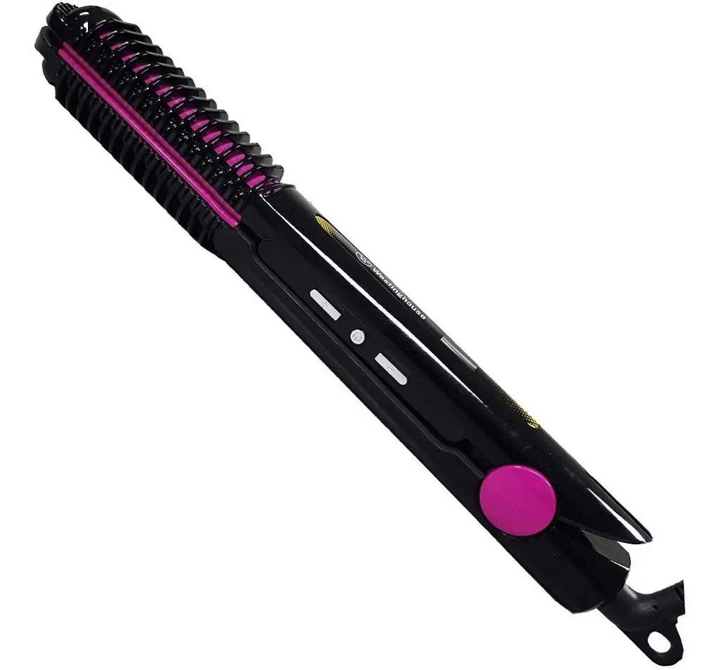 Planchita De Pelo 2en1 Rizador Regulador Digital Negro