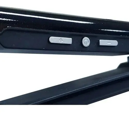 Planchita De Pelo 2en1 Rizador Regulador Digital Negro