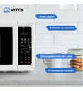 Microondas Vitta Digital 23l Vit-mw2xlx001 1000w Blanco