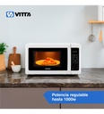 Microondas Vitta Digital 23l Vit-mw2xlx001 1000w Blanco