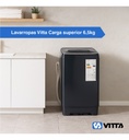 Lavasecarropas Vitta 6.5 Kg Automatico Silver Carga Superior