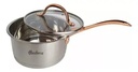 Set 3 Ollas Cacerolas Hudson Acero Inox Golden Inducción 