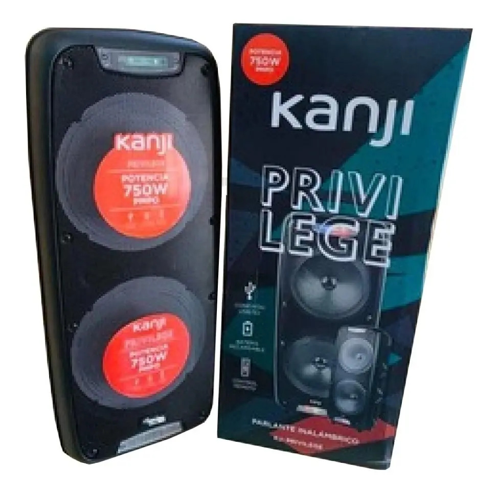 Parlante Portátil Kanji Privilege Con Micrófono Bluetooth