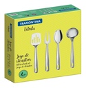 Set 4 Utensilios Cocina Tramontina Extrata Acero Inoxidable