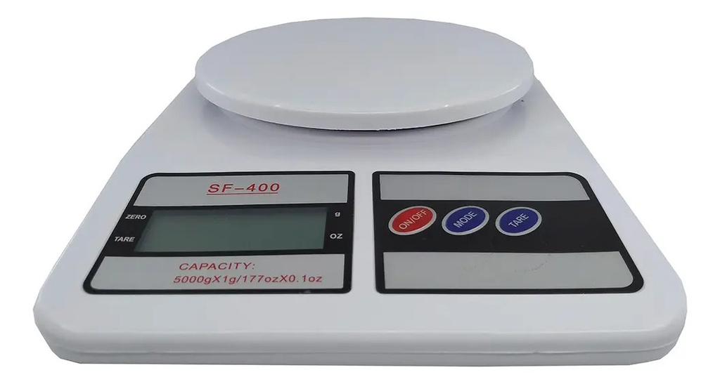 Balanza De Cocina Digital Kanjihome 5kg A Pilas Blanco 5 Kg
