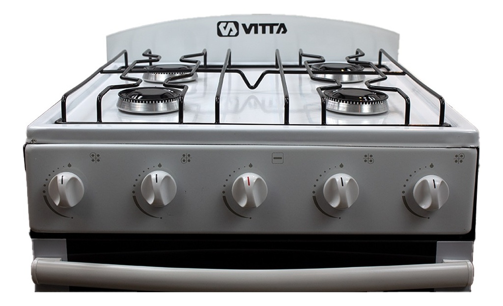 Cocina Vitta Multigas 52 Cm Puerta Y Respaldar De Vidrio
