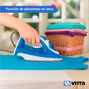 Plancha A Vapor Vitta Con Base De Ceramica 1600w Azul