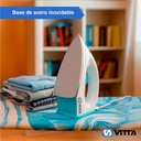 Plancha Seca Vitta Con Base Acero Inoxidable 1000w Blanco