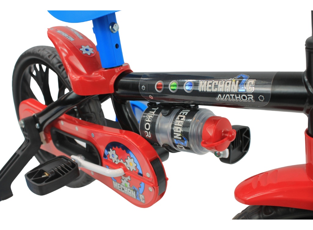 Bicicleta Infantil Reforzada Nathor R12 Rueditas Cantimplora