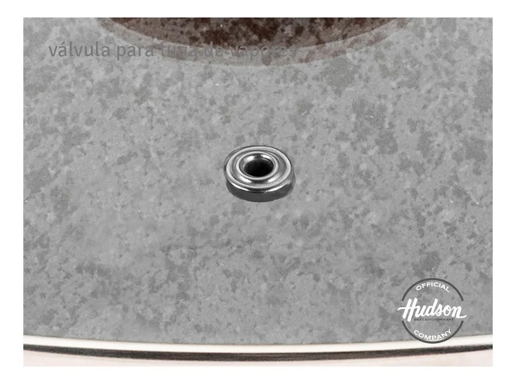Juego Ollas Hudson Cerámica Antiadherente Aluminio - Forjado Gris