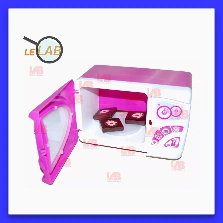 Microondas Glam Juguete Barbie C/sonido. 640 Color Rosa
