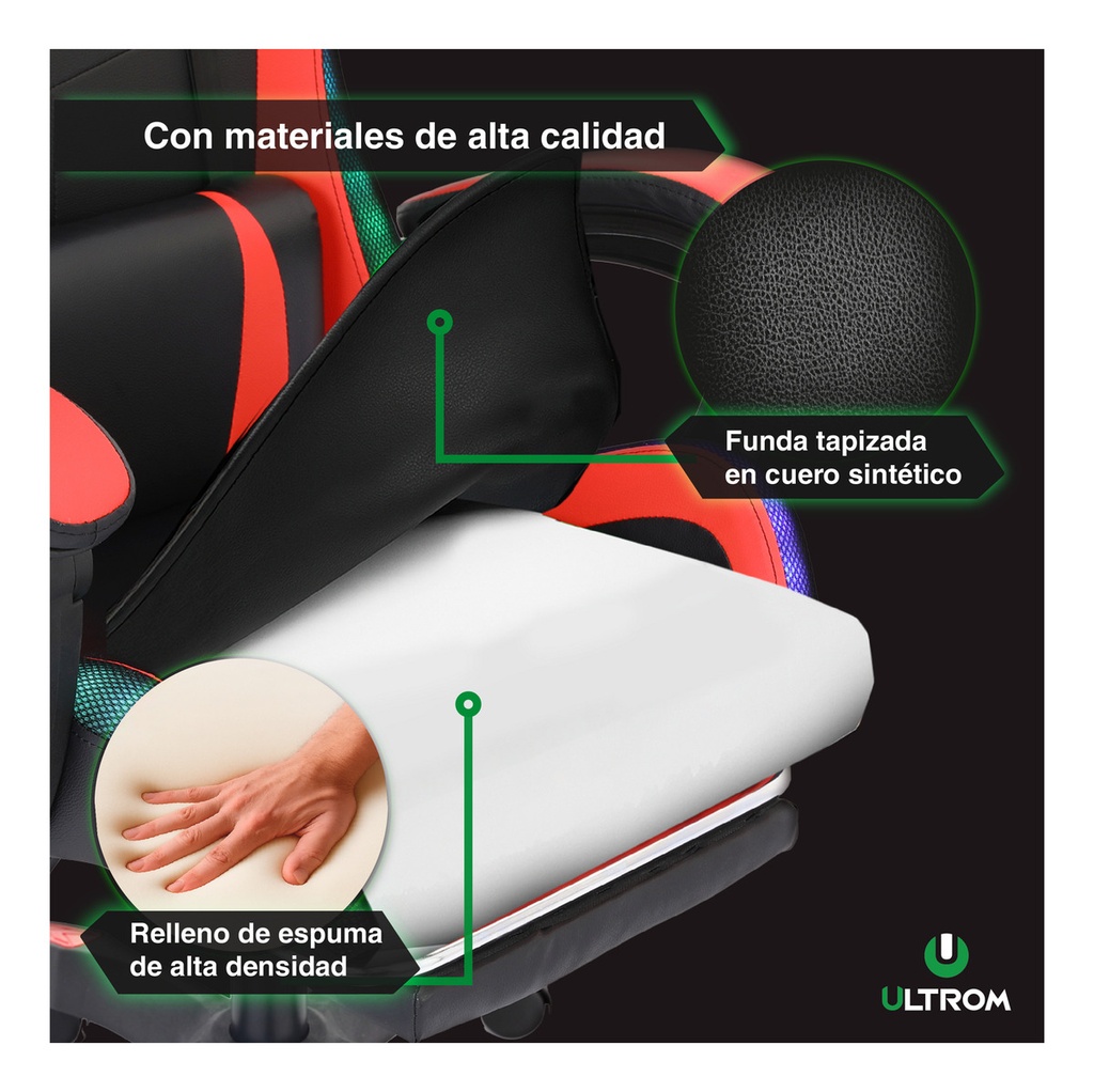 Silla Gamer Ultrom C/luz