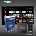 Tv Box Smart 4k Android Midow Wifi Ethernet Convertidor Ott Media Streamer Control Remoto Hdmi Netflix Youtube