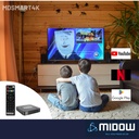 Tv Box Smart 4k Android Midow Wifi Ethernet Convertidor Ott Media Streamer Control Remoto Hdmi Netflix Youtube