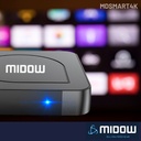 Tv Box Smart 4k Android Midow Wifi Ethernet Convertidor Ott Media Streamer Control Remoto Hdmi Netflix Youtube