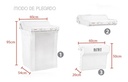 Secarropa Axel A Calor Secador De Ropa Tender Pared .ax-3000 Blanco