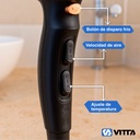 Secador De Pelo Vitta Beauty Negro Y Dorado Vit-hd2200