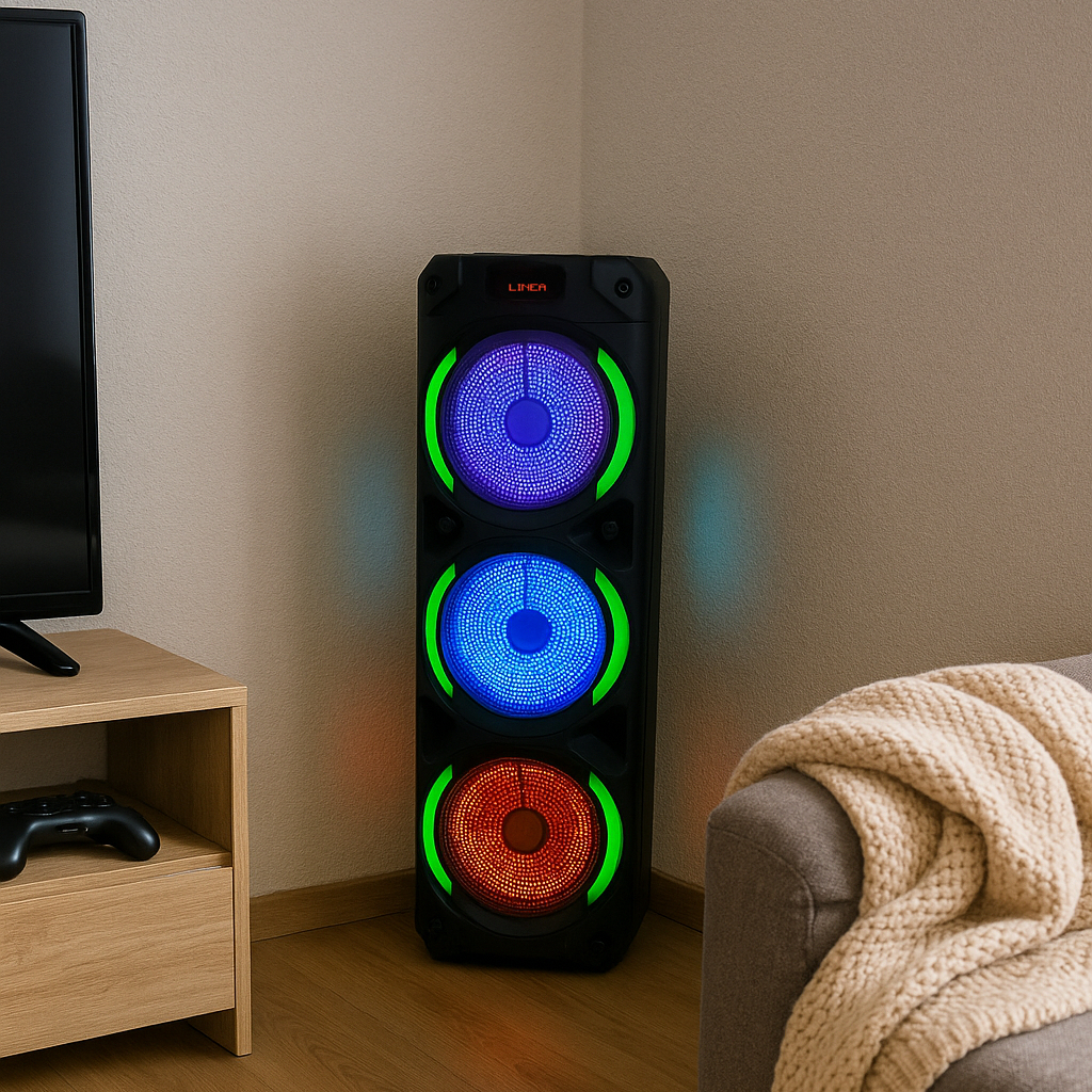 Torre De Sonido Parlante Ultrom Waikiki 3000w Bluetooth
