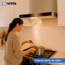 Extractor Purificador Cocina Digital Vitta 60cm Acero Inox