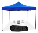 Gazebo Reforzado 3x3 Mts Plegable Autoarmable Microsonic Azul