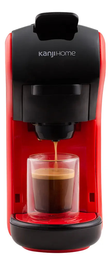Cafetera Kanji Automática Roja Expreso 220v - Kjh-cm1500mc01 - Rojo